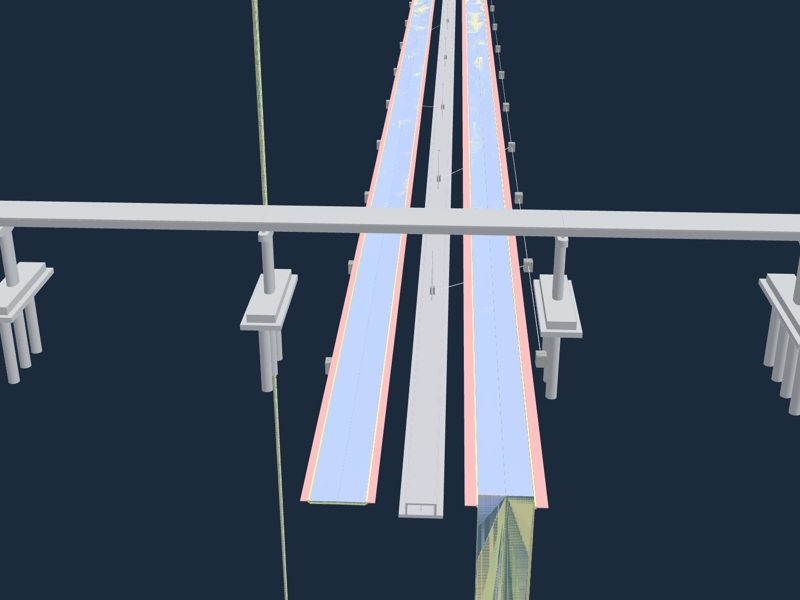 Urban road corridor — BIM + GIS